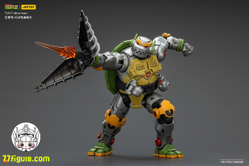 【予約商品】ジョイトイ JoyToy 1/18 ティーンエイジ ミュータント ニンジャ タートルズ 『TMNT 』メタルヘッド 塗装済み可動フィギュア