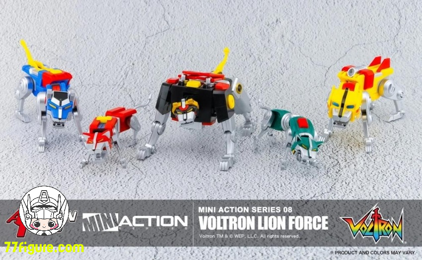 【予約商品】Action Toys Mini Action Series ボルトロン 百獣王ゴライオン 塗装済み可動フィギュア