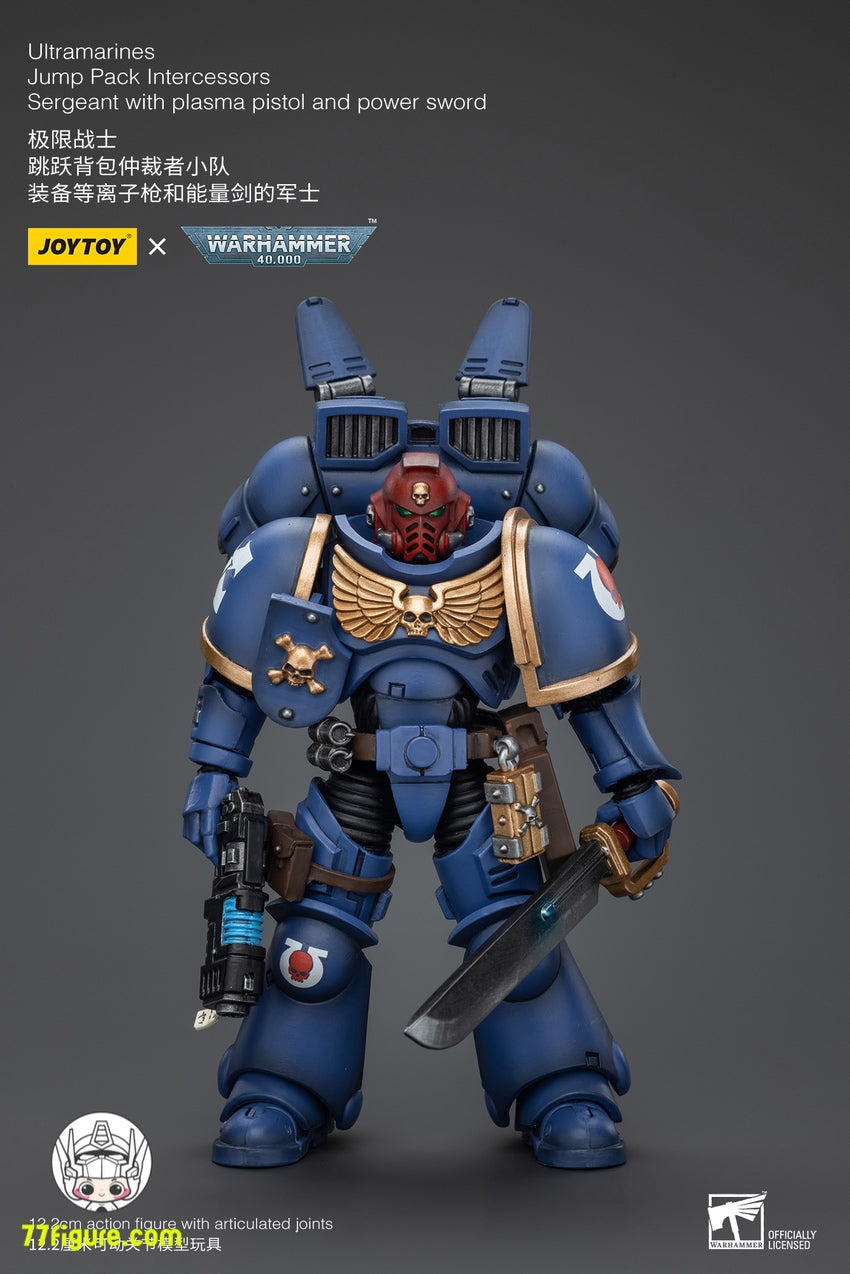【品切れ】ジョイトイ JoyToy Source 1/18 『ウォーハンマー40K』ウルトラマリン ジャンプ パック 4体セット 塗装済み可動フィギュア