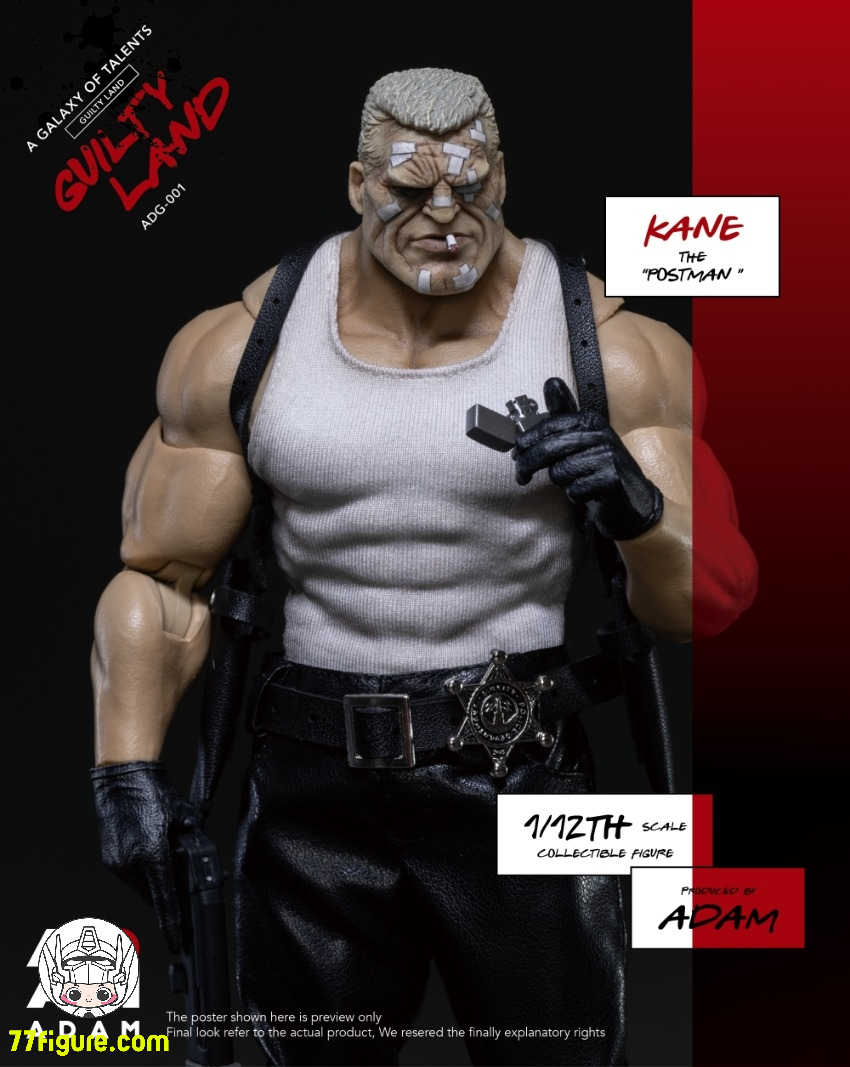 【予約商品】ADAM 1/12 ADG-001 ギルティランド ポストマン ケイン 塗装済み可動フィギュア