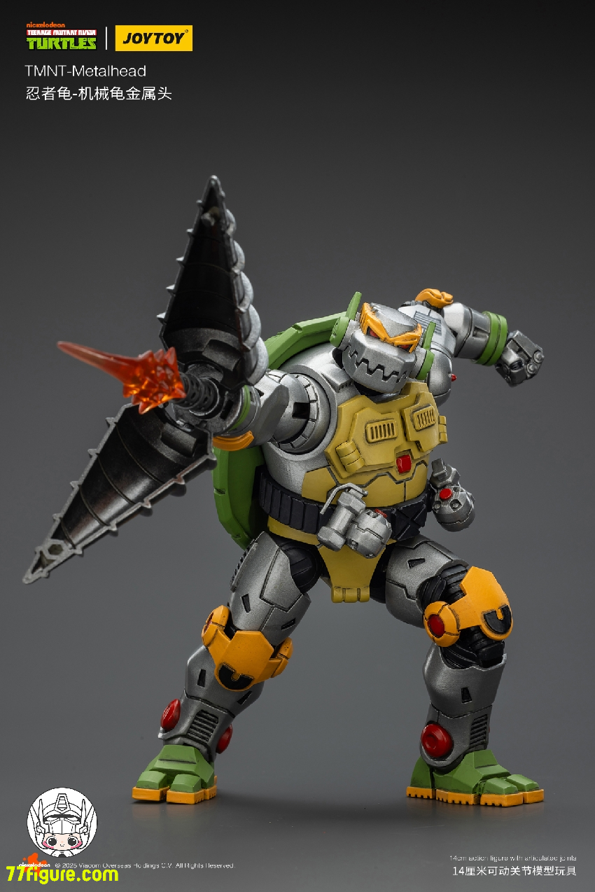 【予約商品】ジョイトイ JoyToy 1/18 ティーンエイジ ミュータント ニンジャ タートルズ 『TMNT 』メタルヘッド 塗装済み可動フィギュア