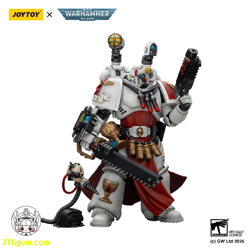【予約商品】ジョイトイ JoyToy Source 1/18 『ウォーハンマー40K』ブラッド エンジェル サンギナリー プリースト ヘビーボルトピストル、チェーンソード&ナルセシウム付き 塗装済み可動フィギュア