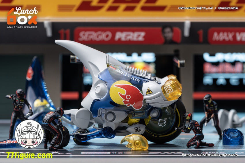 【品切れ】核誠治造 Earnestcore Craft ランチボックス シリーズ 大兜丸 紅牛甲虫車隊 青透明版 プラモデル