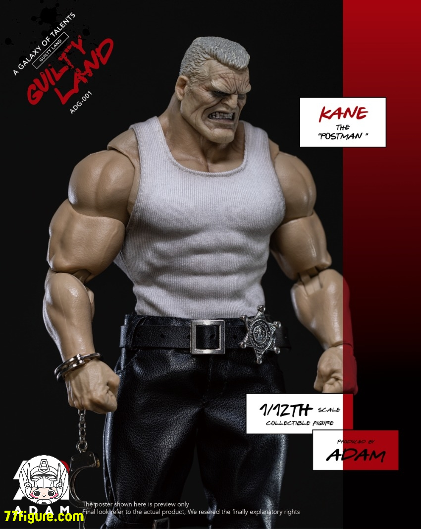 【予約商品】ADAM 1/12 ADG-001 ギルティランド ポストマン ケイン 塗装済み可動フィギュア