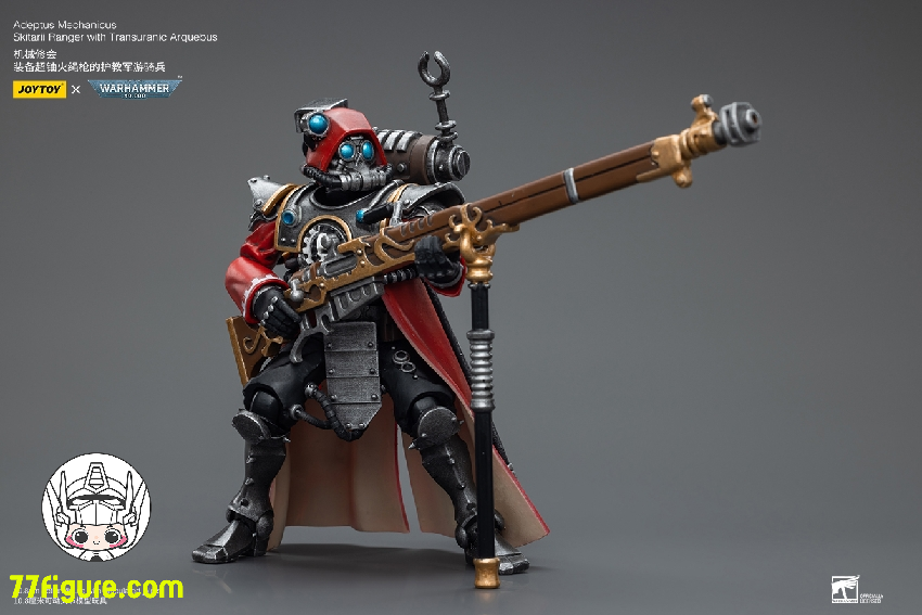 【品切れ】ジョイトイ JoyToy Source 1/18 『ウォーハンマー40K』機械修会 スキッターリ レンジャー 火縄銃付き 塗装済み可動フィギュア
