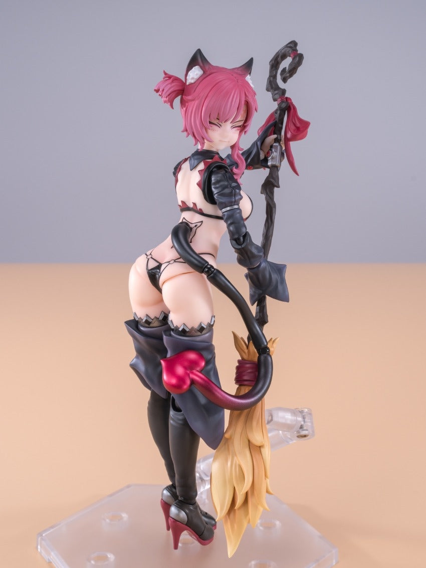 【予約商品】次元具像 1/12 見習い魔女 星川猫 赤髪 Ver. 塗装済み可動フィギュア