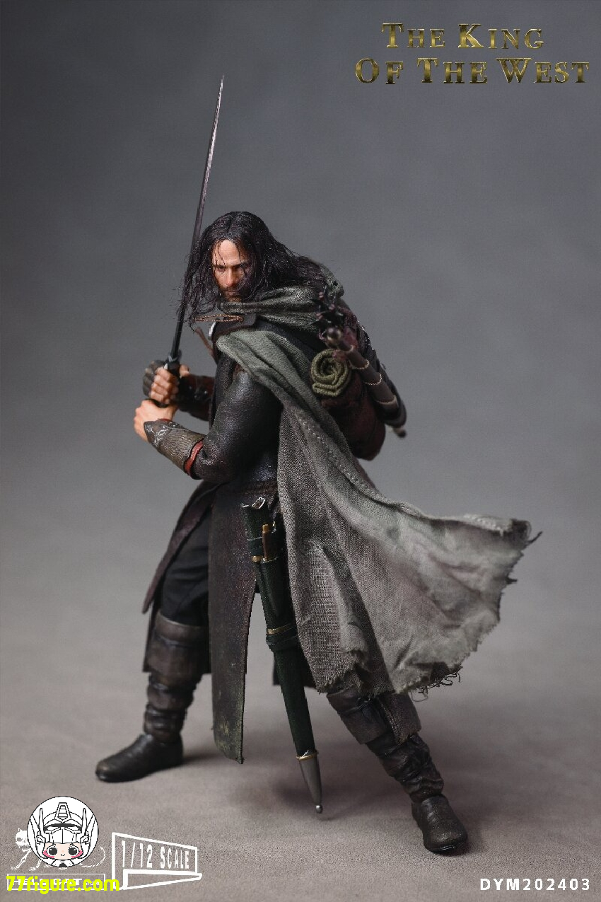 【予約商品】Hell Cat 1/12 DYM202403『指輪物語』アラゴルン 塗装済み可動フィギュア