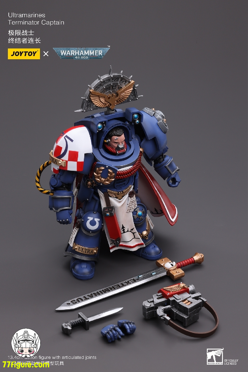 ジョイトイ JoyToy Source 1/18 『ウォーハンマー40K』ウルトラマリン ターミネーター キャプテン 塗装済み可動フィギュア