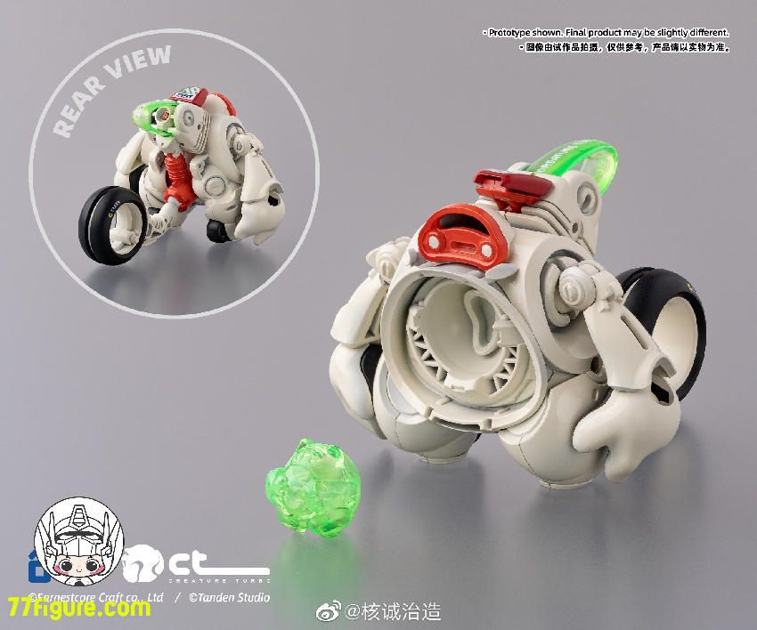 【品切れ】核誠治造 Earnestcore Craft ランチボックス シリーズ アライグマ (赤) プラモデル