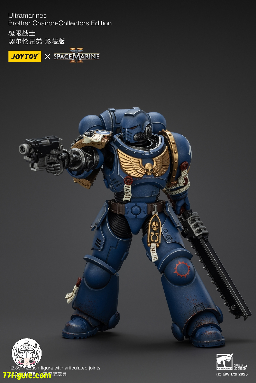 【品切れ】ジョイトイ JoyToy Source 1/18 『ウォーハンマー40K』ウルトラマリン ブラザー・チャイロン - コレクターズ版 塗装済み可動フィギュア