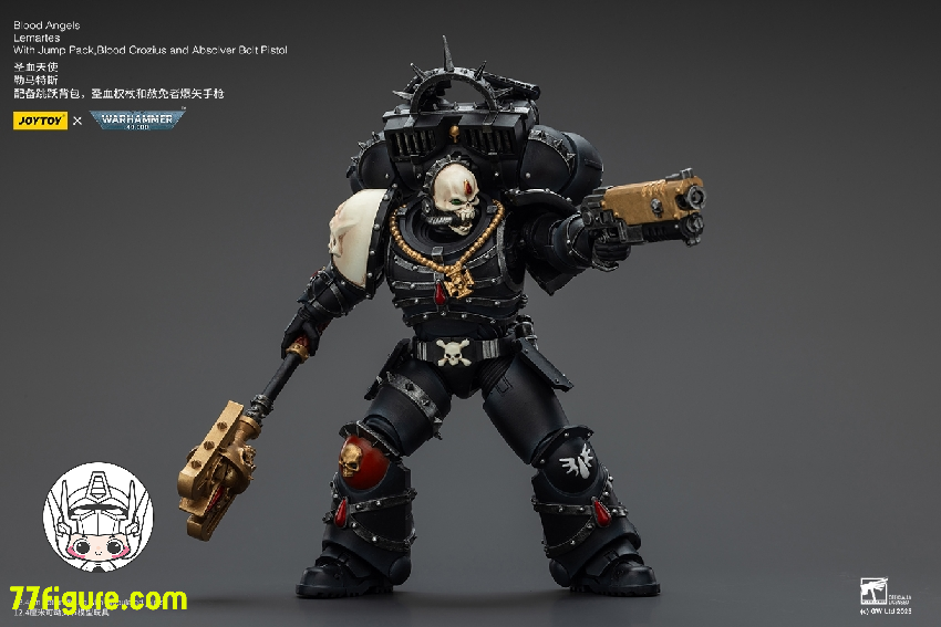 【予約商品】ジョイトイ JoyToy Source 1/18 『ウォーハンマー40K』ブラッド エンジェル レマルテス ジャンプパック、ブラッドクロジウス、アブソルバーボルトピストル付き 塗装済み可動フィギュア