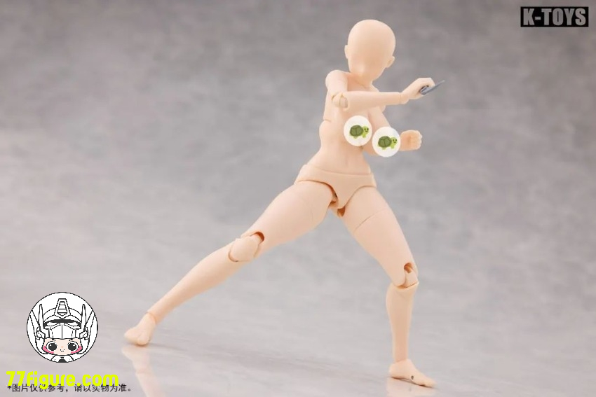 【予約商品】K Toys 1/12 KT02A 日系アニメ風 豊満な女性素体 白肌 塗装済み可動フィギュア