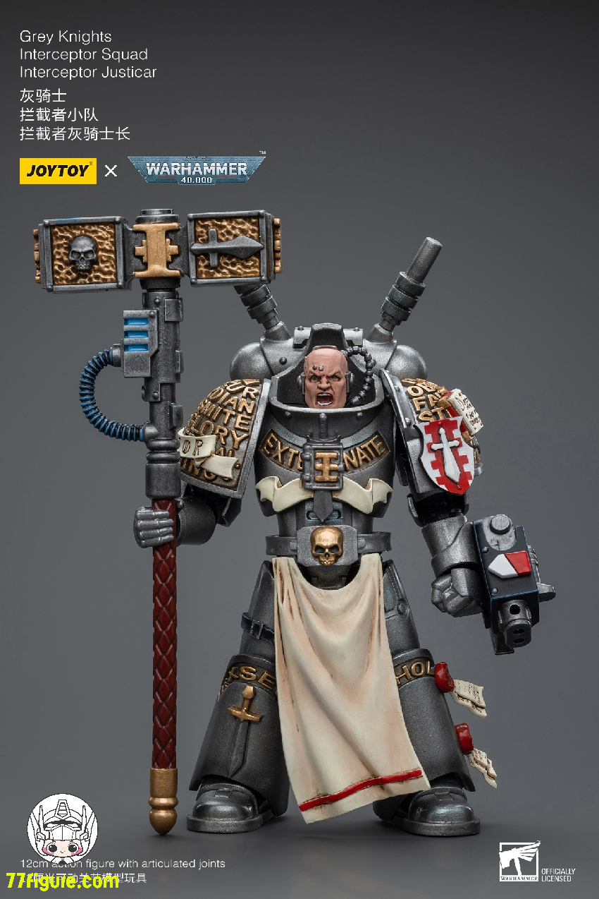 【品切れ】ジョイトイ JoyToy Source 1/18 『ウォーハンマー40K』グレイナイツ インターセプター分隊 インターセプター ジャスティカー 塗装済み可動フィギュア
