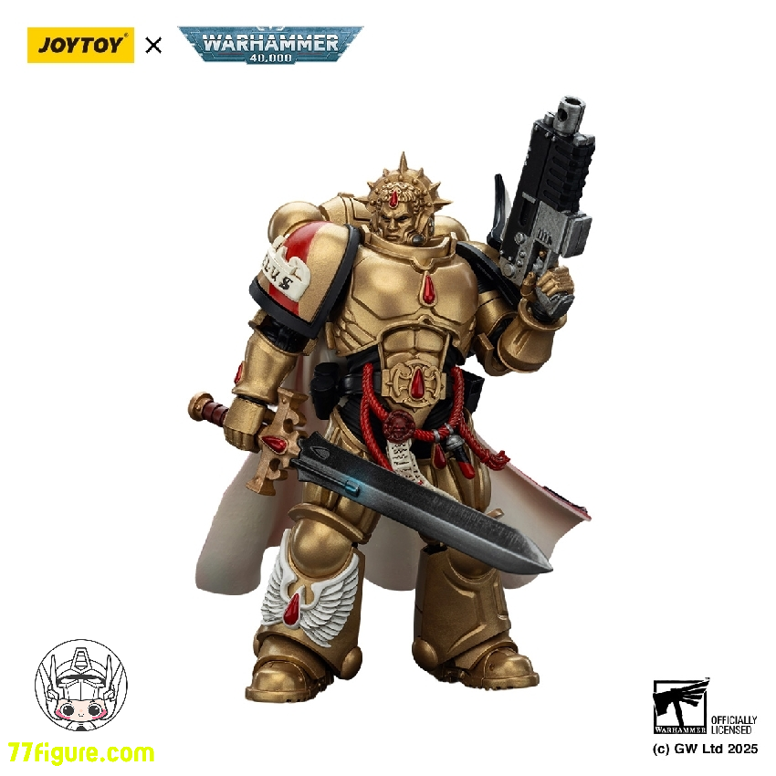 【予約商品】ジョイトイ JoyToy Source 1/18 『ウォーハンマー40K』ブラッド エンジェル キャプテン ヘビー ボルト ピストルとパワーソード付き 塗装済み可動フィギュア
