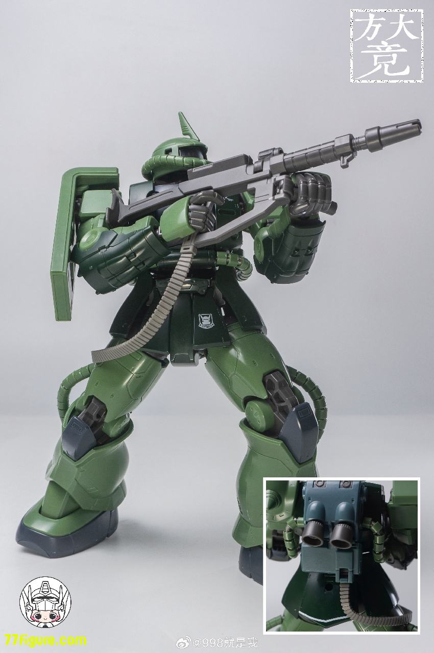 【再入荷】方大競 1/72 ザクII GTO グリーン/グラントVer. 塗装済み可動フィギュア