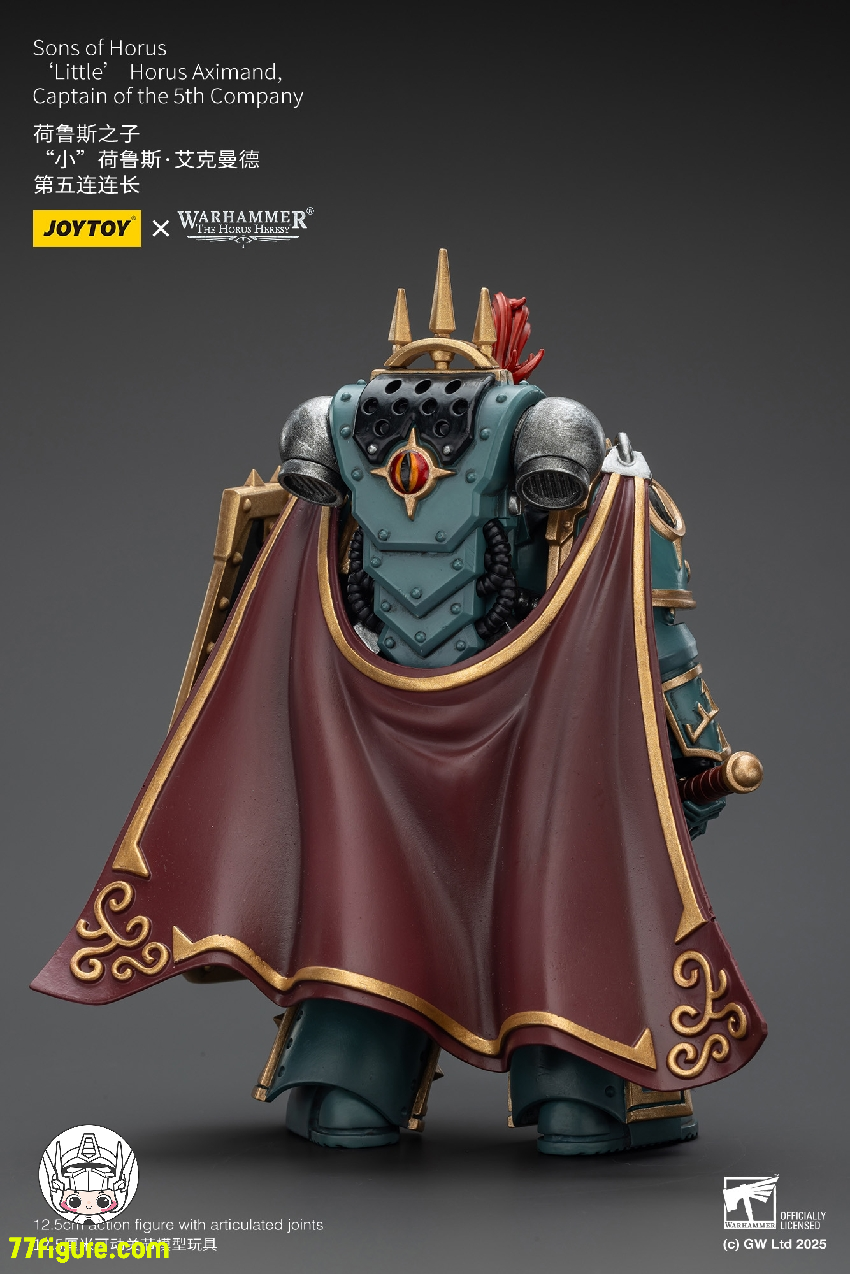 【予約商品】ジョイトイ JoyToy Source 1/18 『ウォーハンマー ホルスの異端』第5中隊長 リトル・ホルス・アクシマンド 塗装済み可動フィギュア