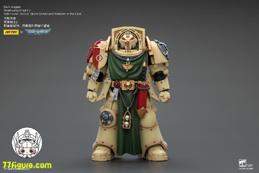 【予約商品】ジョイトイ JoyToy Source 1/18 『ウォーハンマー40K』ダーク エンジェル デスウィングナイト2 パワーソードストームシールドとダークウォッチャー付き 塗装済み可動フィギュア