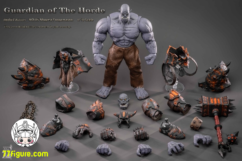 【先行販売】GREY KNIGHT 1/10 NO.05 マグマ フォージマスター 塗装済み可動フィギュア