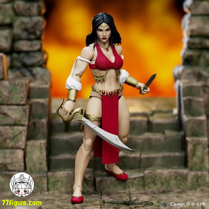 【予約商品】Boss Fight Studio 1/12 コナン・ザ・バーバリアン 海賊女王 ベリット 塗装済み可動フィギュア