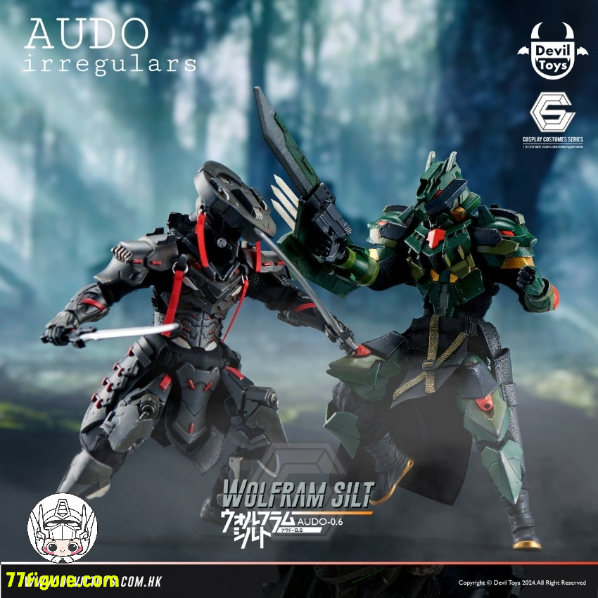 【予約受付終了】Devil Toys x AUDOirregulars 1/12 AU003 ウォルフラム シルト塗装済み可動フィギュア