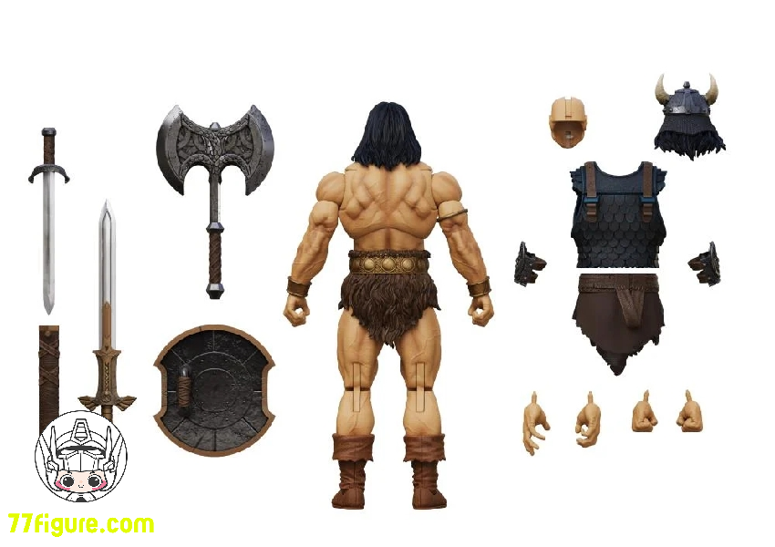 【予約商品】Boss Fight Studio 1/12 コナン・ザ・バーバリアン 黒海岸の略奪者 コナン 塗装済み可動フィギュア
