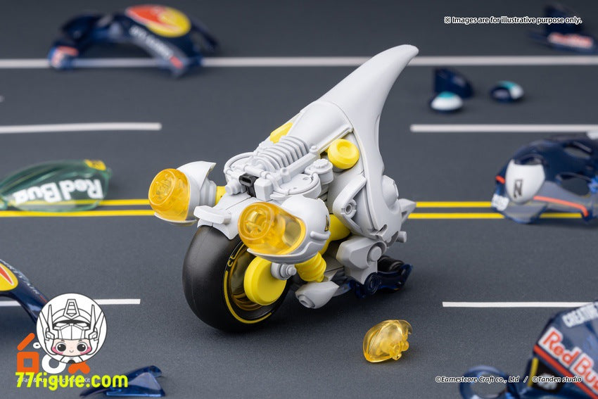 【品切れ】核誠治造 Earnestcore Craft ランチボックス シリーズ 大兜丸 紅牛甲虫車隊 青透明版 プラモデル