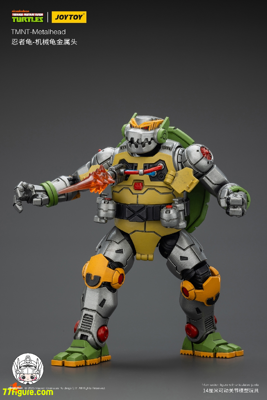 【予約商品】ジョイトイ JoyToy 1/18 ティーンエイジ ミュータント ニンジャ タートルズ 『TMNT 』メタルヘッド 塗装済み可動フィギュア