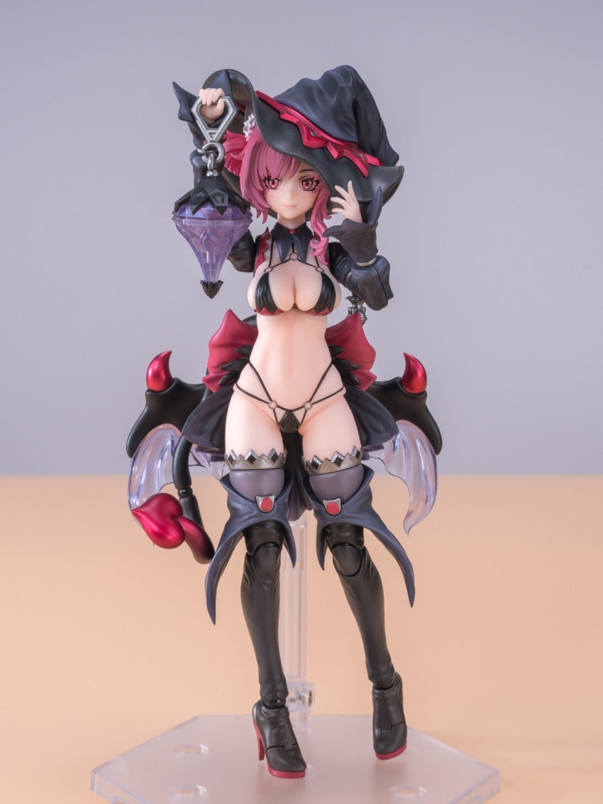 【予約商品】次元具像 1/12 見習い魔女 星川猫 赤髪 Ver. 塗装済み可動フィギュア