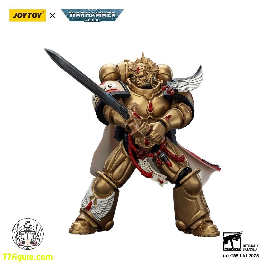 【予約商品】ジョイトイ JoyToy Source 1/18 『ウォーハンマー40K』ブラッド エンジェル キャプテン ヘビー ボルト ピストルとパワーソード付き 塗装済み可動フィギュア