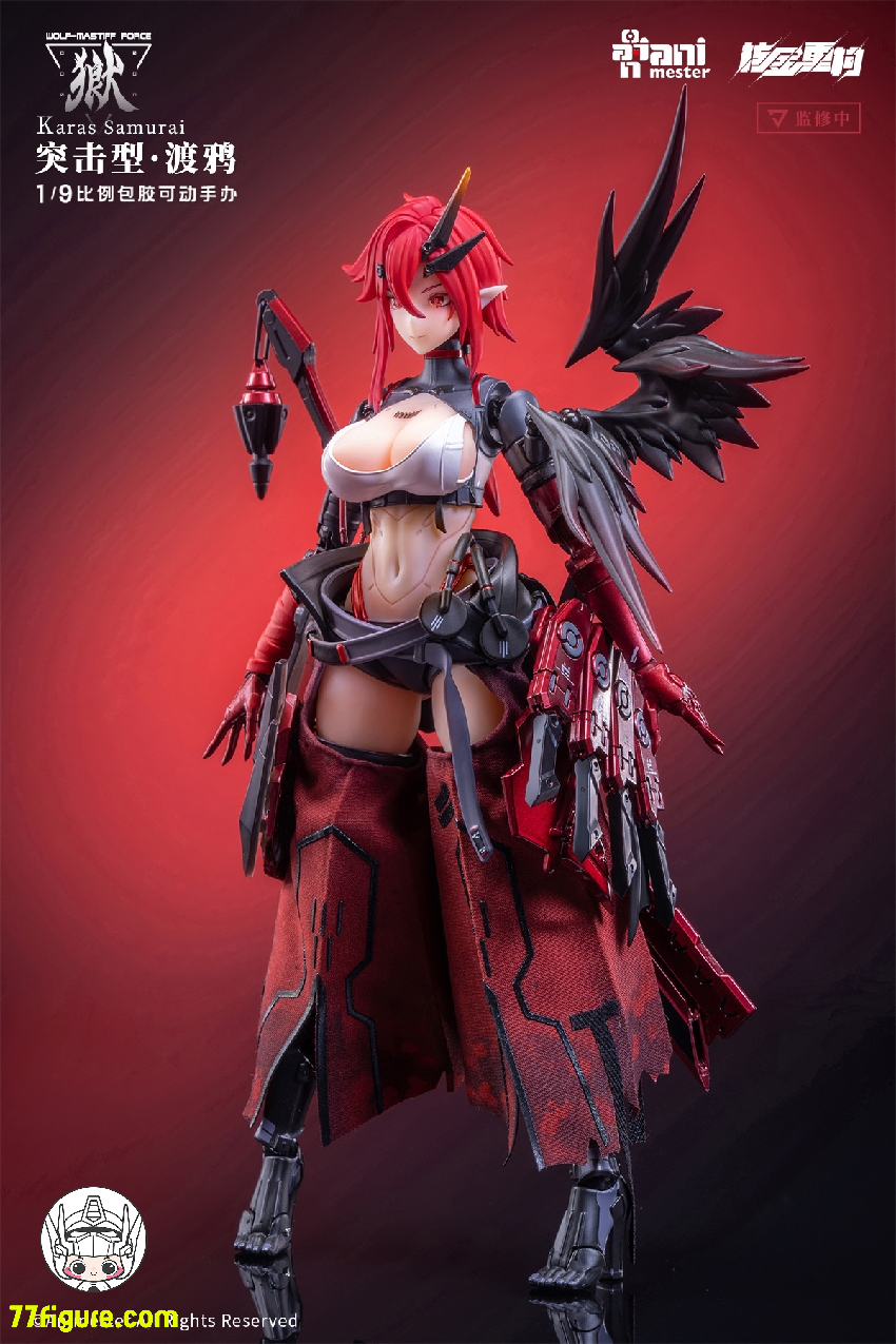 【先行販売】Animester 1/9 ウルフ マスティフ フォース カラス サムライ