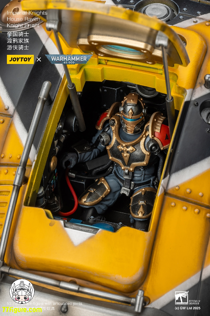 【予約商品】ジョイトイ JoyToy Source 1/18 『ウォーハンマー40K』インペリアル ナイト ハウス レイヴン ナイト エラント 塗装済み可動フィギュア