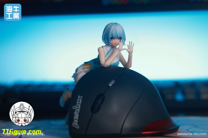 【予約商品】Manatee Industry 海牛工業 1/12 Mex-01 デスクトップウォーズ ヨガの日 イナンナ(青髪) 塗装済み可動フィギュア