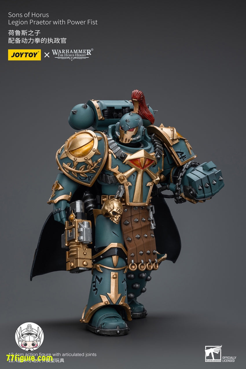 【品切れ】ジョイトイ JoyToy Source 1/18 『ウォーハンマー ホルスの異端』ホルスの息子たち 軍団法務官 パワーフィスト付き 塗装済み可動フィギュア