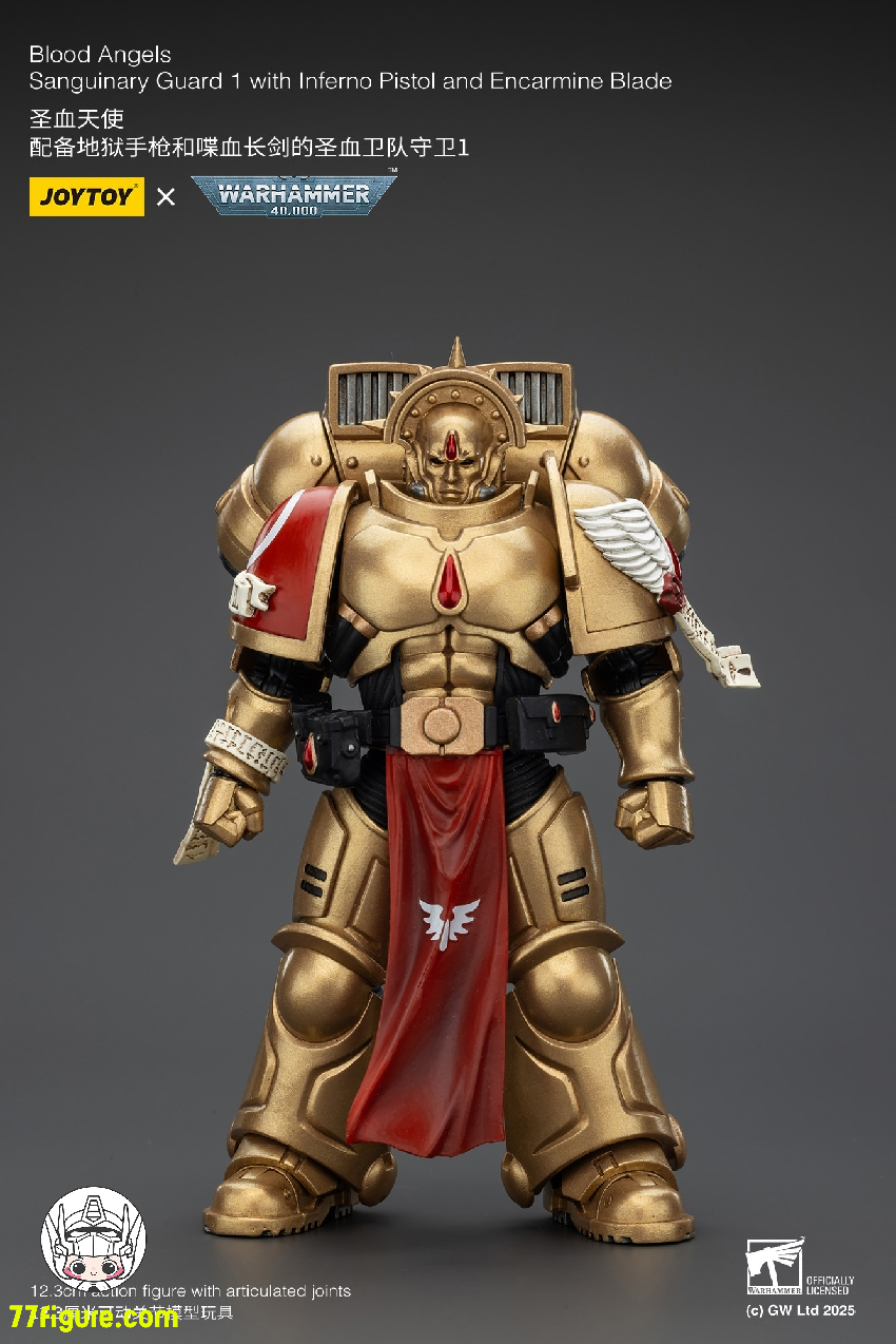 【予約商品】ジョイトイ JoyToy Source 1/18 『ウォーハンマー40K』ブラッドエンジェル サングイナリーガード 三体セット 塗装済み可動フィギュア
