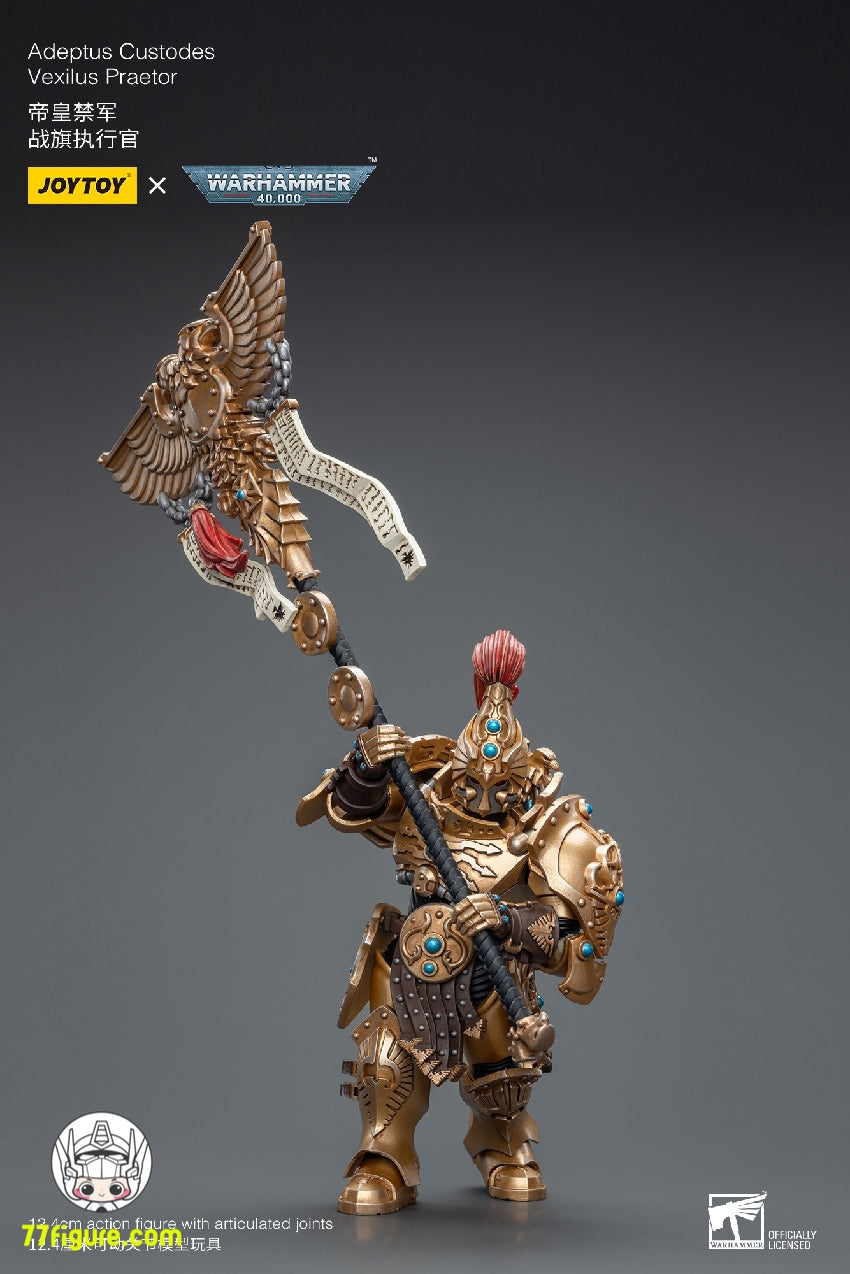 【品切れ】ジョイトイ JoyToy Source 1/18 『ウォーハンマー40K』アデプト・ガーディアンズ ベクシラス プラエター 塗装済み可動フィギュア