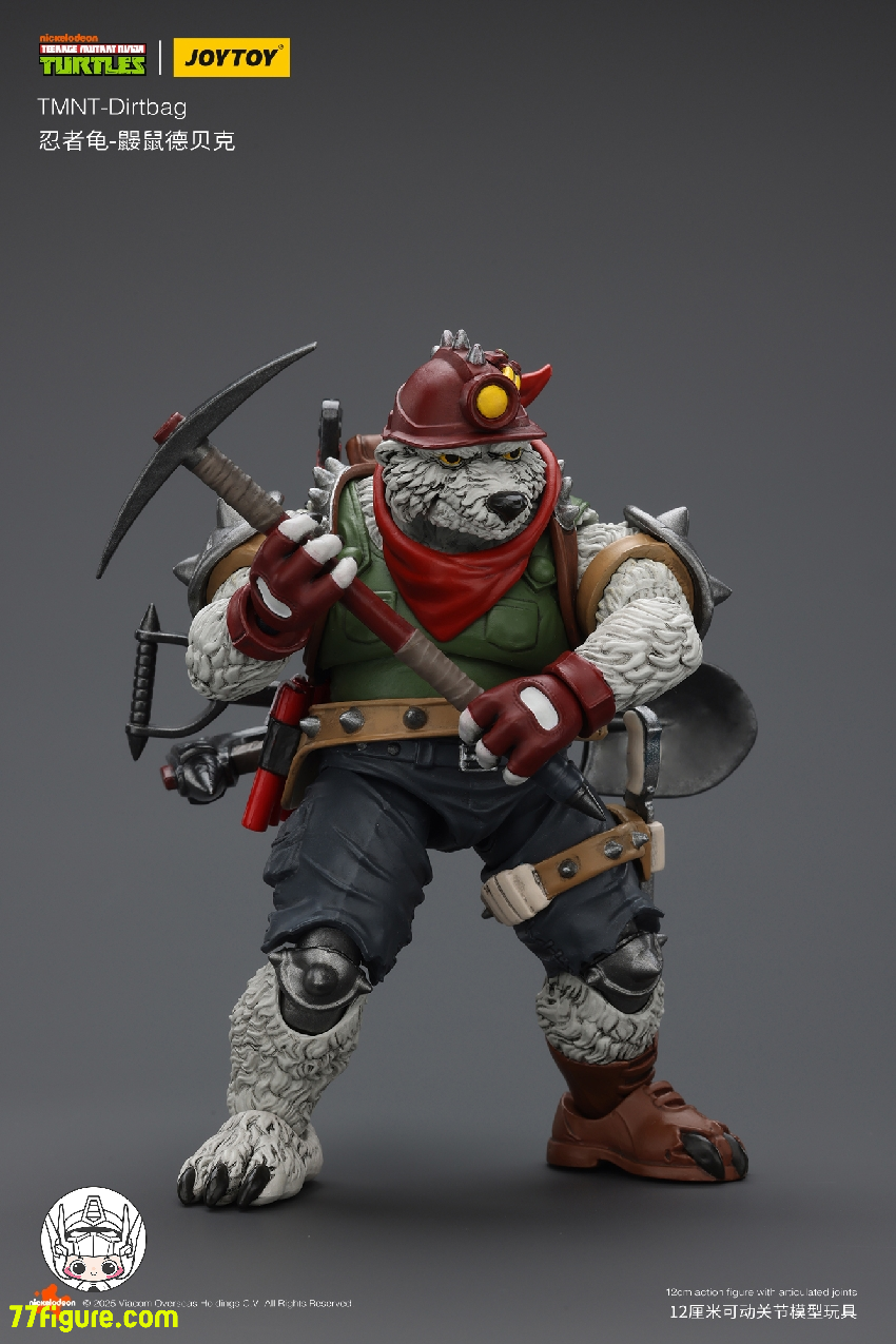 【品切れ】ジョイトイ JoyToy 1/18 ティーンエイジ ミュータント ニンジャ タートルズ 『TMNT 』ダートバッグ 塗装済み可動フィギュア