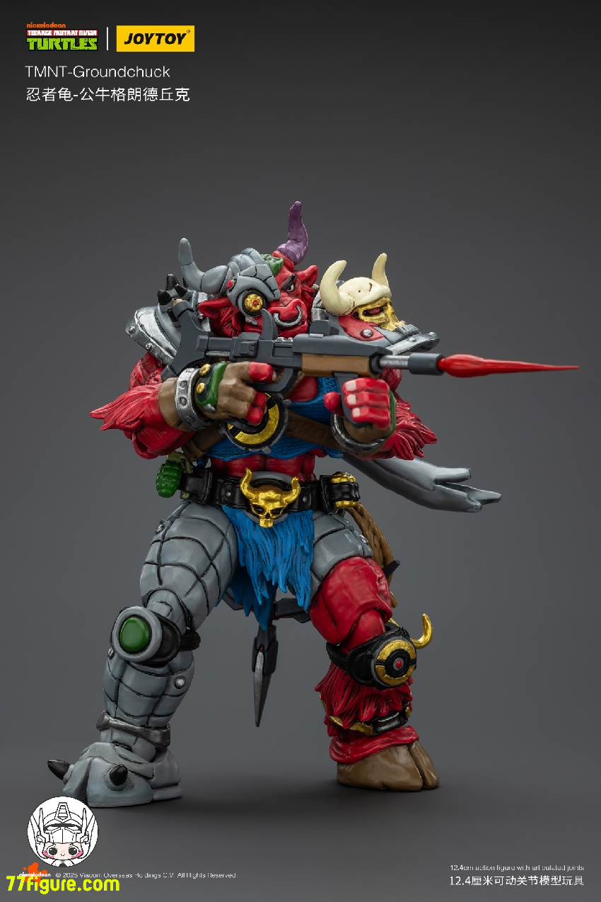 【品切れ】ジョイトイ JoyToy 1/18 ティーンエイジ ミュータント ニンジャ タートルズ 『TMNT 』グランドチャック 塗装済み可動フィギュア