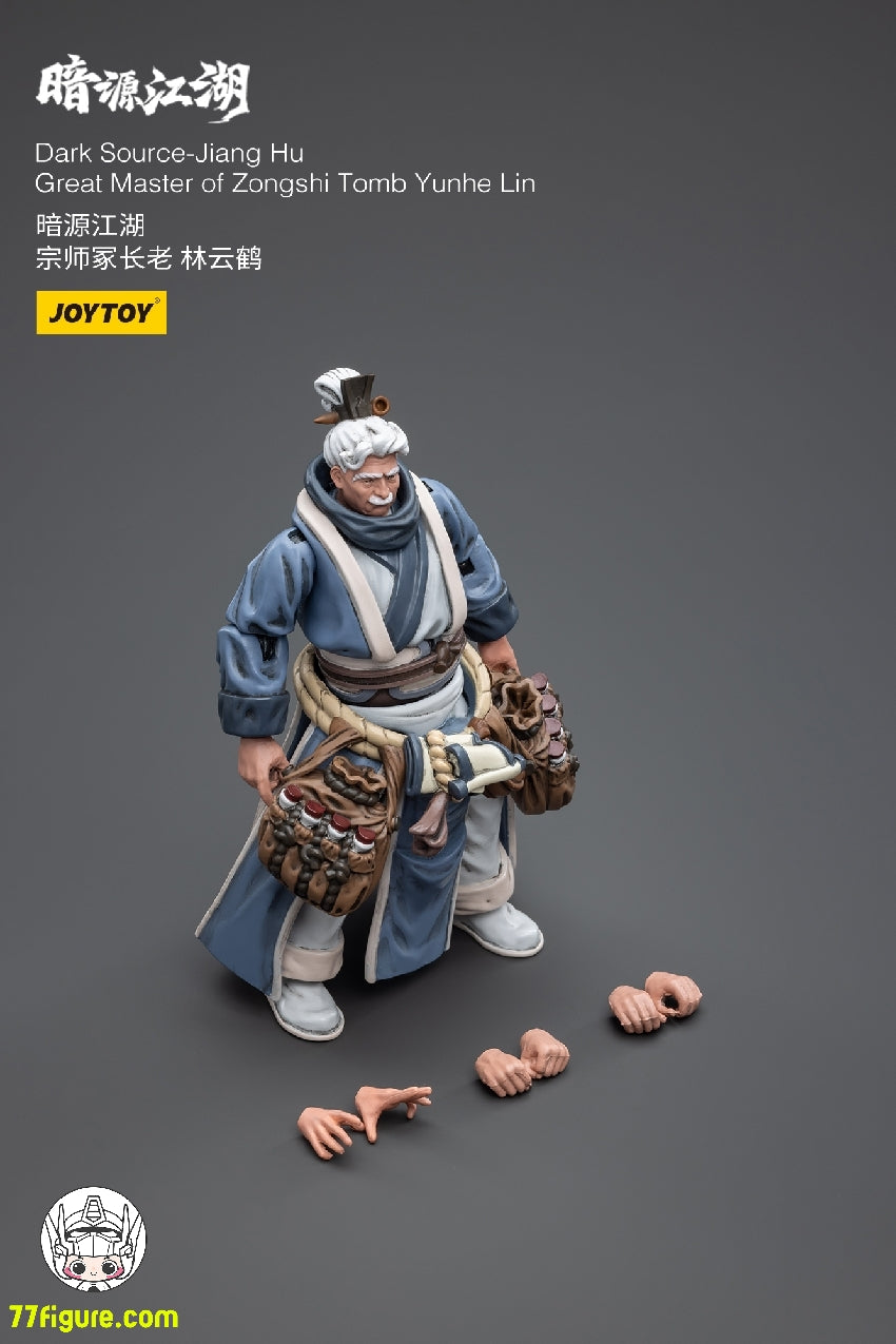 【品切れ】ジョイトイ JoyToy Source 1/18 「暗源江湖」宗師冢の長老 林雲鶴 塗装済み可動フィギュア