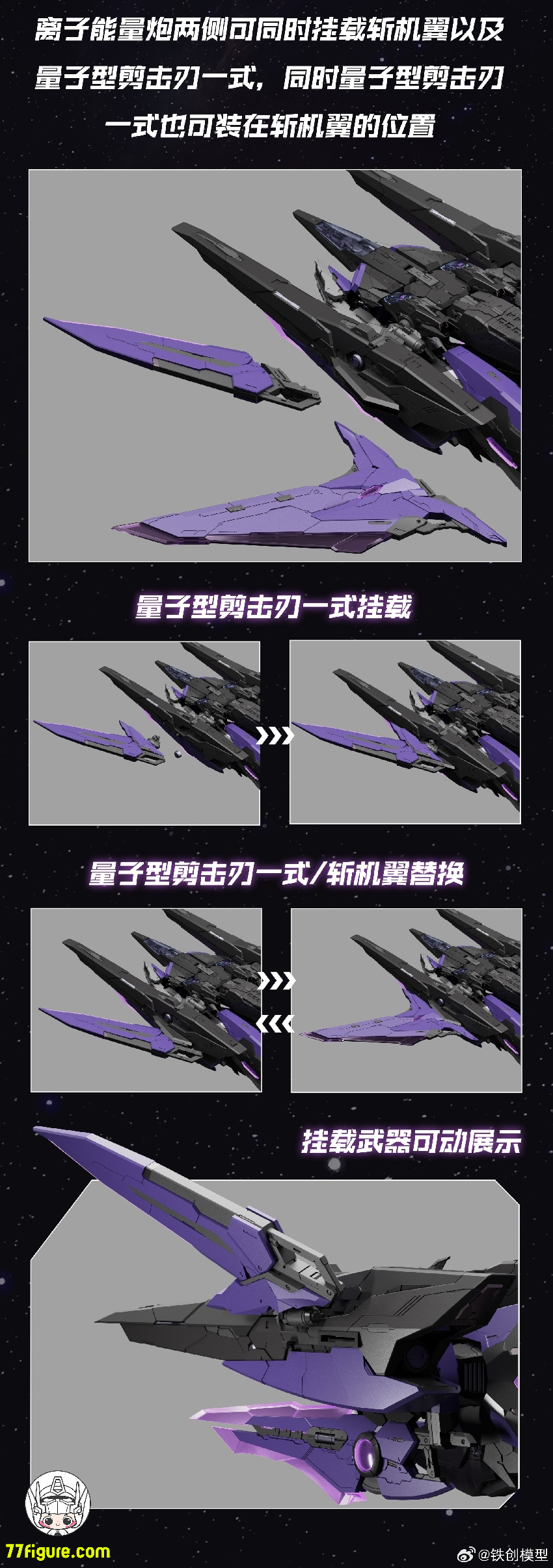 【予約商品】鉄創模型 Iron Toys 1/100 TC-004 星淵 Star Abyss 暗夜版 プラモデル