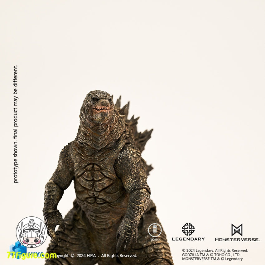 【品切れ】Hiya Toys Exquisite Basic シリーズ:ゴジラ VS コング 新たなる帝国ゴジラ Rre-evolved Ver. 塗装済み可動フィギュア