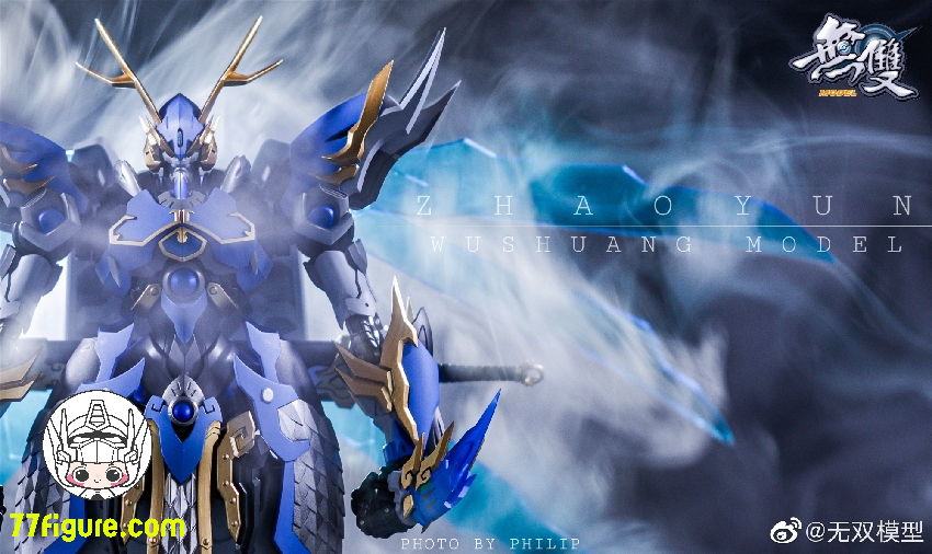 【品切れ】無双模型 MJ01 趙雲 塗装済み可動フィギュア