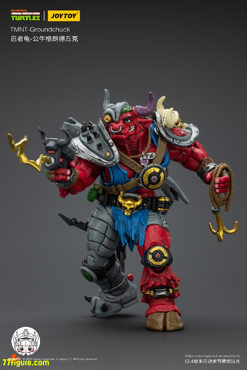 【品切れ】ジョイトイ JoyToy 1/18 ティーンエイジ ミュータント ニンジャ タートルズ 『TMNT 』グランドチャック 塗装済み可動フィギュア