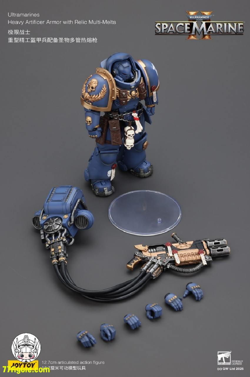 【予約商品】ジョイトイ JoyToy 1/18『ウォーハンマー40K』ウルトラマリーンズ ヘビー アーティファクター アーマー レリック マルチメルタ付き 塗装済み可動フィギュア