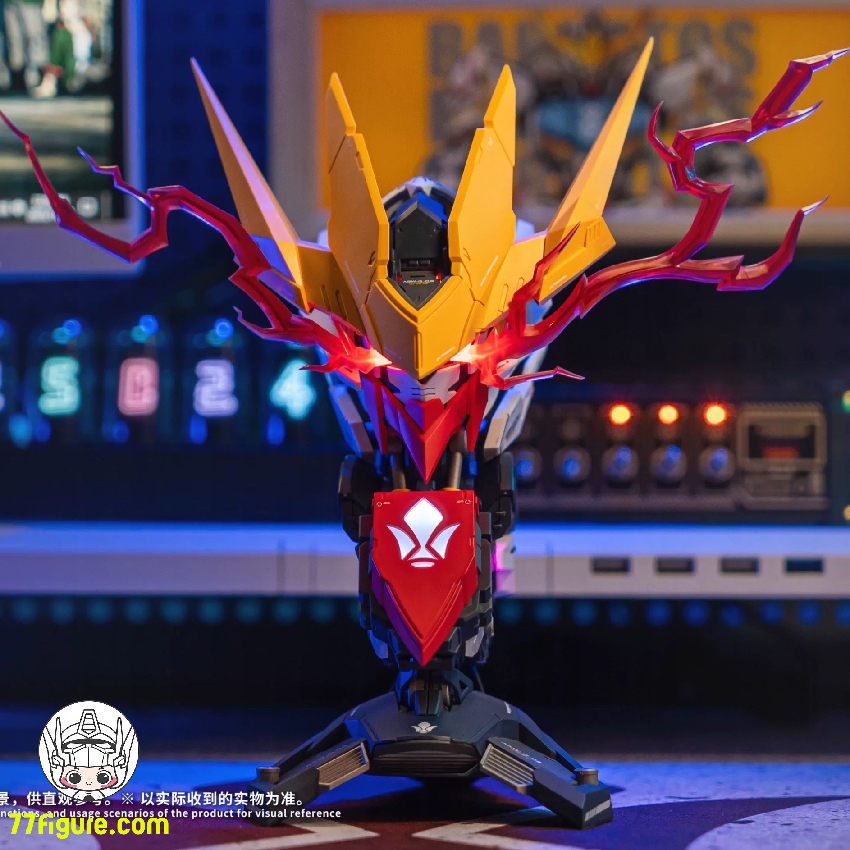 阿頼耶識 狼王バスト w/ LED プラモデル - 77figure.com