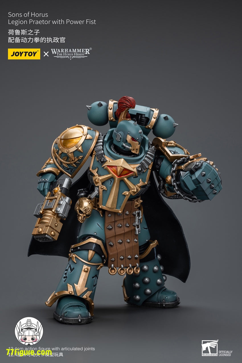 【品切れ】ジョイトイ JoyToy Source 1/18 『ウォーハンマー ホルスの異端』ホルスの息子たち 軍団法務官 パワーフィスト付き 塗装済み可動フィギュア