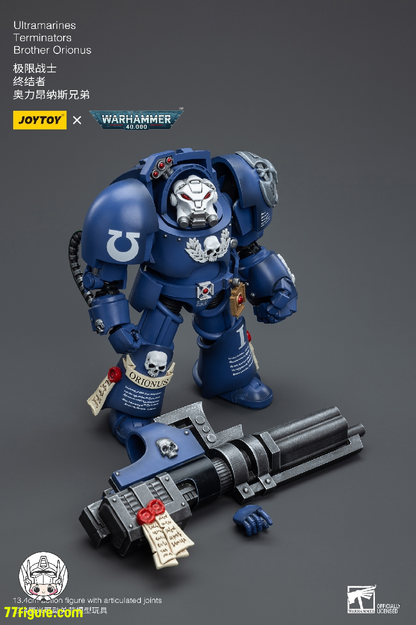 【品切れ】ジョイトイ JoyToy Source 1/18 『ウォーハンマー40K』ウルトラマリン ターミネーター ア オリオンヌス兄弟 塗装済み可動フィギュア