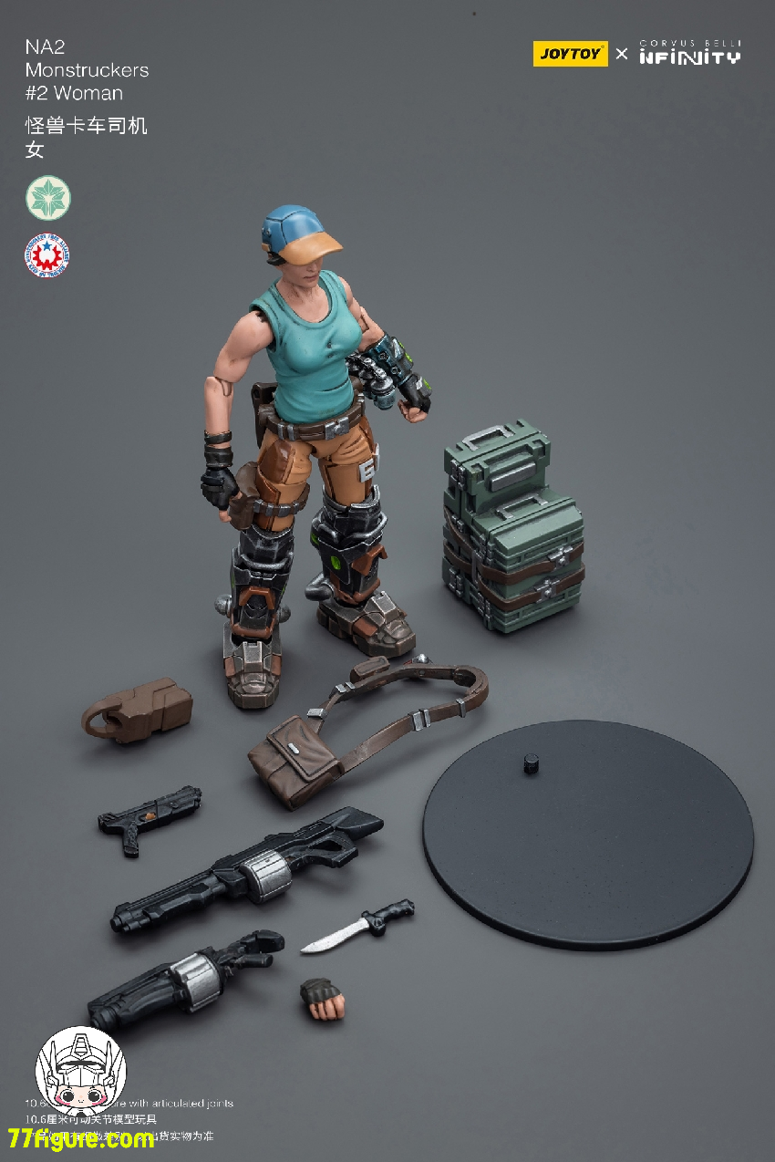 ジョイトイ JoyToy Source 1/18 『Infinity』NA2 モンスタートラッカー #2 女性 塗装済み可動フィギュア