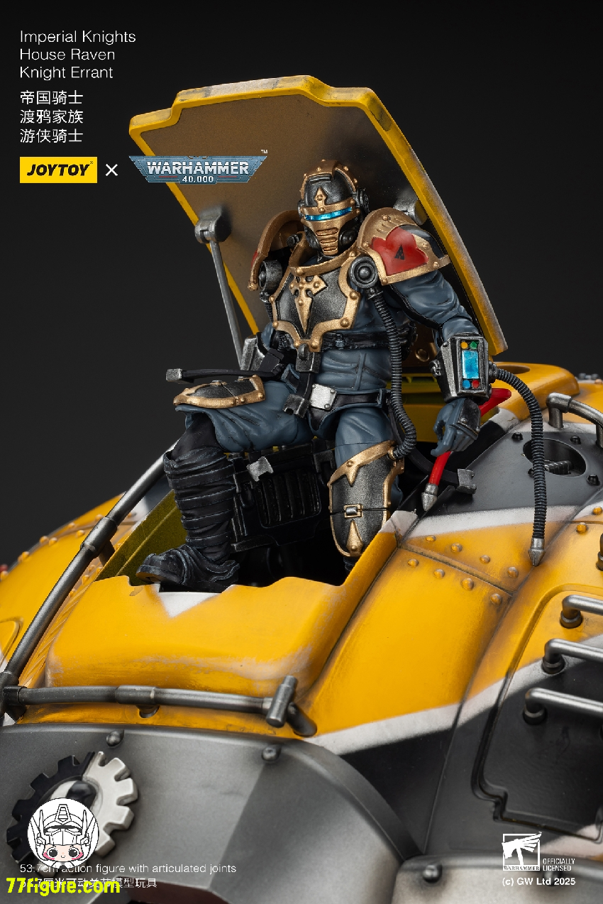 【予約商品】ジョイトイ JoyToy Source 1/18 『ウォーハンマー40K』インペリアル ナイト ハウス レイヴン ナイト エラント 塗装済み可動フィギュア