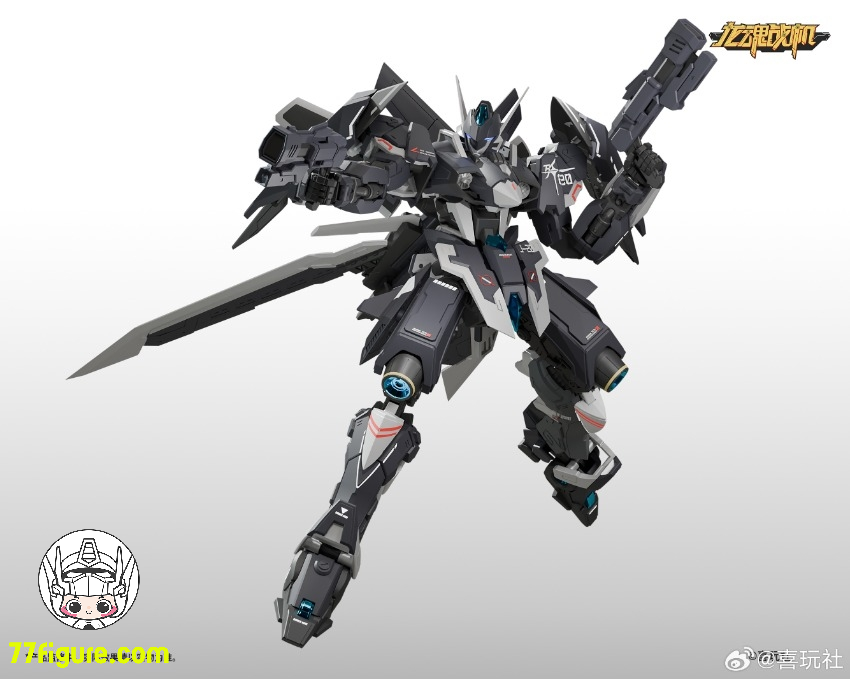 喜玩社 Play Club J-20 龍魂戦機 蒼威 プラモデル