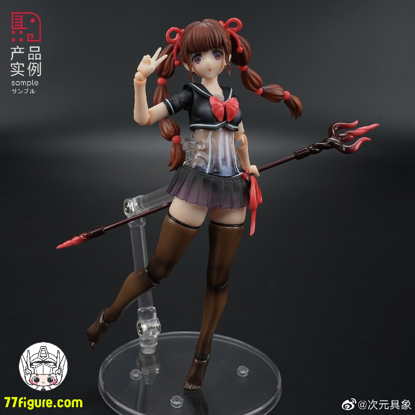 【品切れ】次元具像 1/12 見習い魔女 星川奈々 塗装済み可動フィギュア
